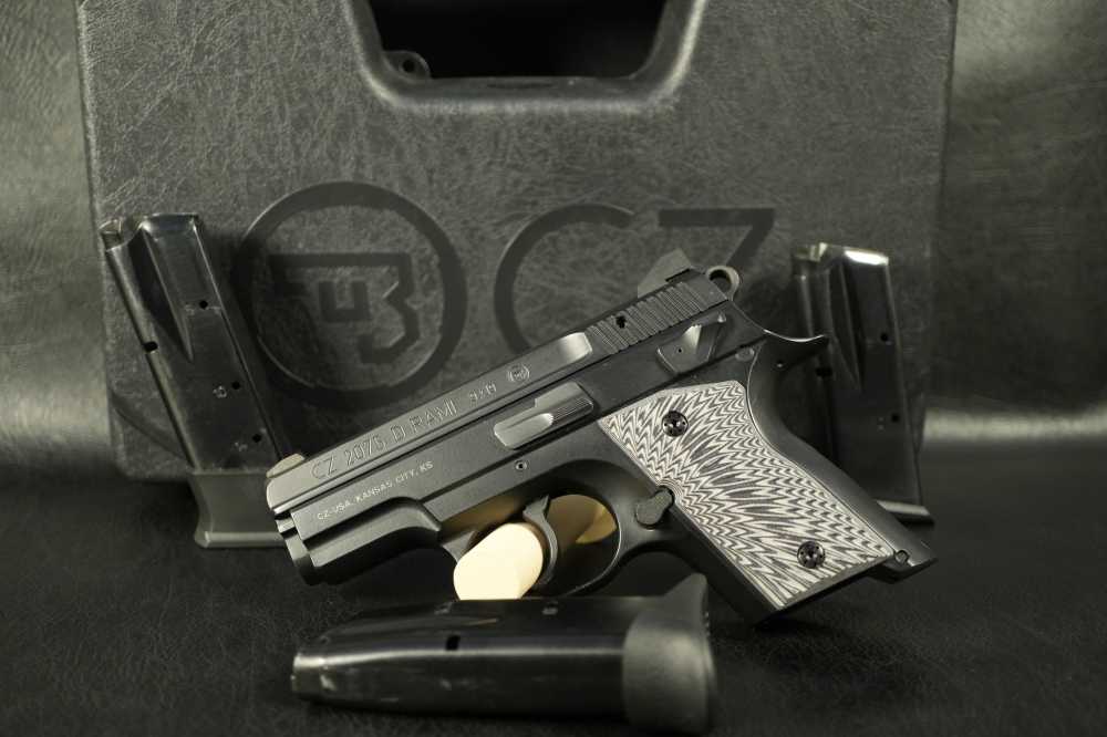 CZ 2075 RAMI BD 9mm 3" Black +3 MAGS, ORIG Case, Extra Grips -img-12