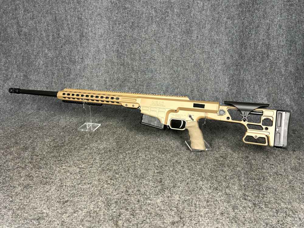 Barrett MRAD 338 Lapua/ 6.5 creed combo factory FDE in pelican transit case-img-2