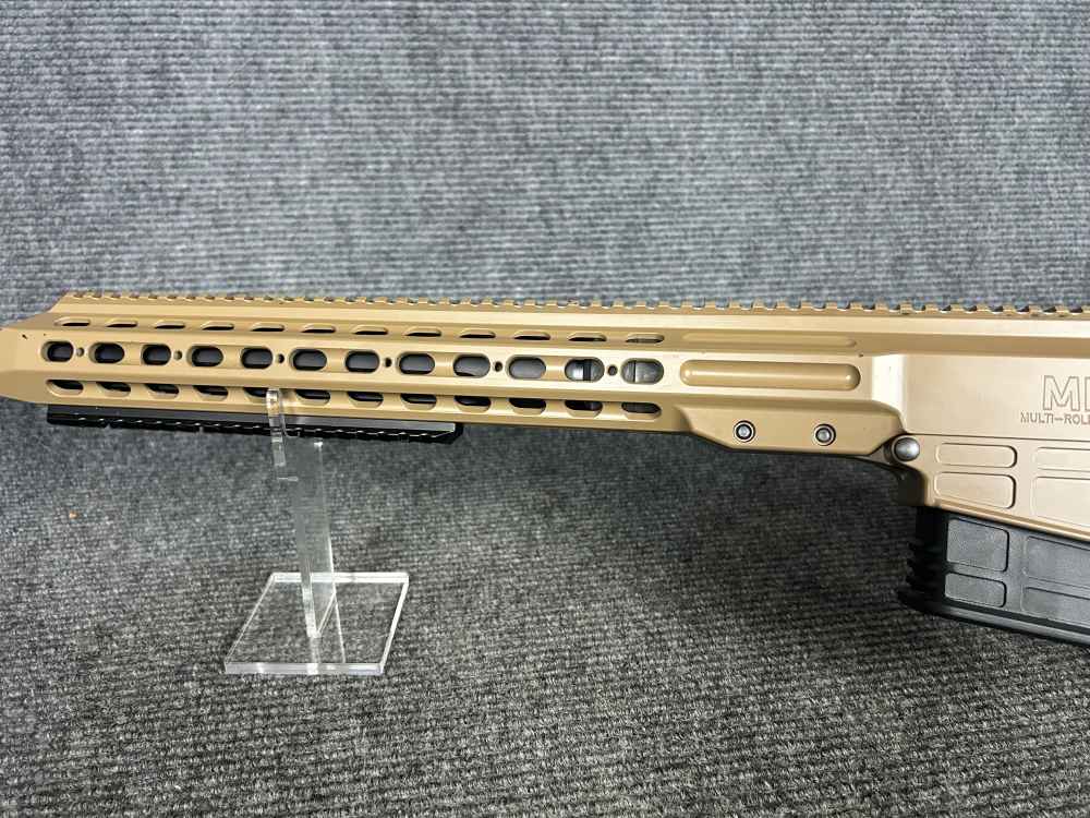 Barrett MRAD 338 Lapua/ 6.5 creed combo factory FDE in pelican transit case-img-5