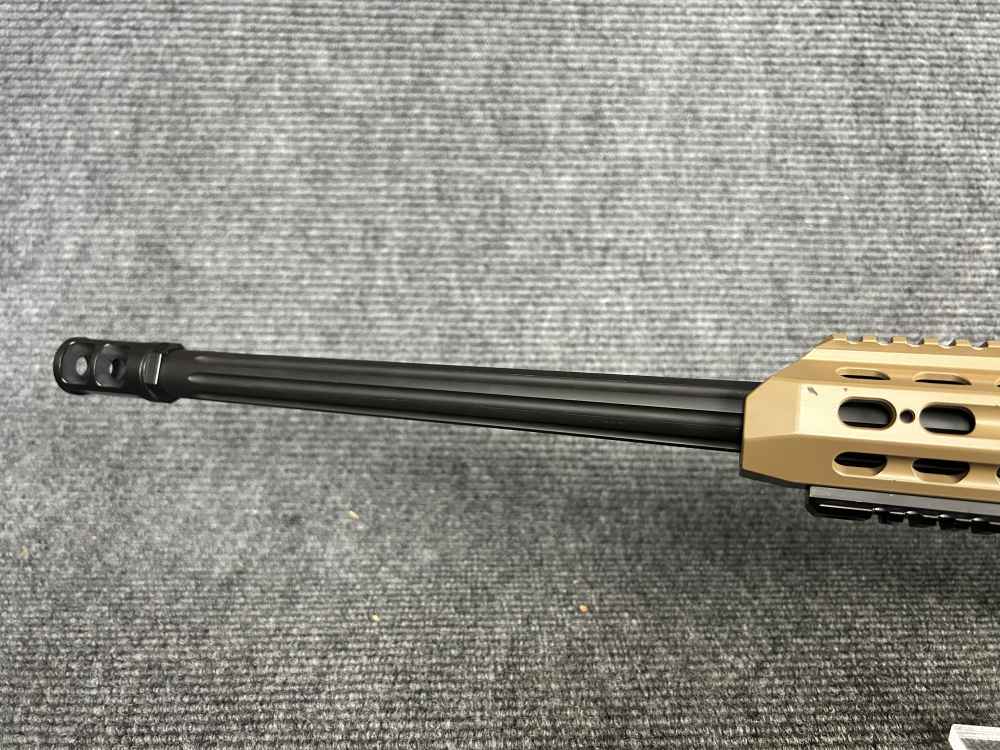 Barrett MRAD 338 Lapua/ 6.5 creed combo factory FDE in pelican transit case-img-6