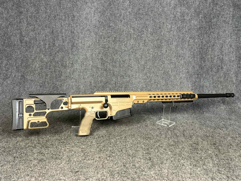 Barrett MRAD 338 Lapua/ 6.5 creed combo factory FDE in pelican transit case-img-10