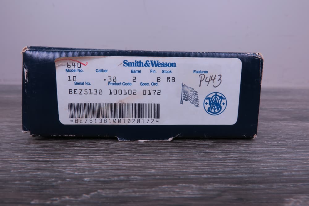Smith & Wesson Model 10-9 Snub Nose Revolver .38 Special 2" w/Box 1989-img-18
