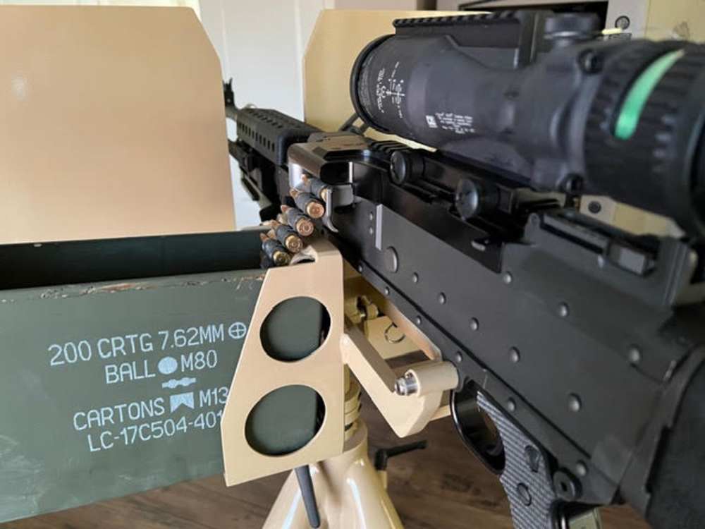 Custom Heavy M240 AA Tripod with Armor Shield-img-11