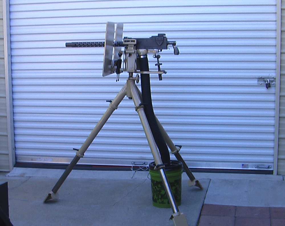 Gen 4 1919 Heavy AA Tripod w/Armor Shield 1919A4 Belt Fed-img-0