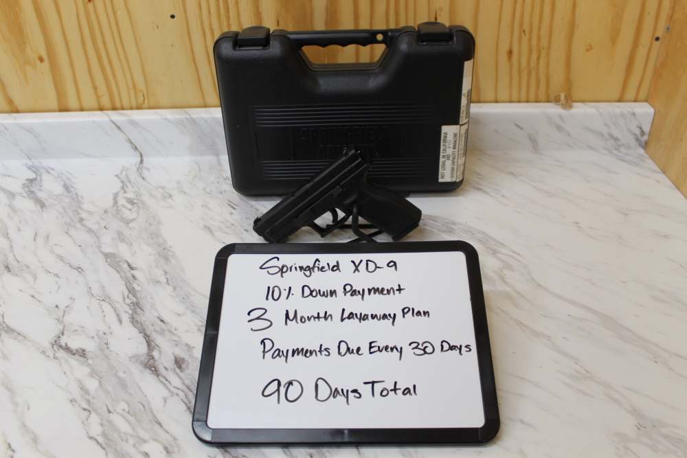 SPRINGFIELD XD-9 4" BARREL, LAYAWAY AVAILABLE!-img-0