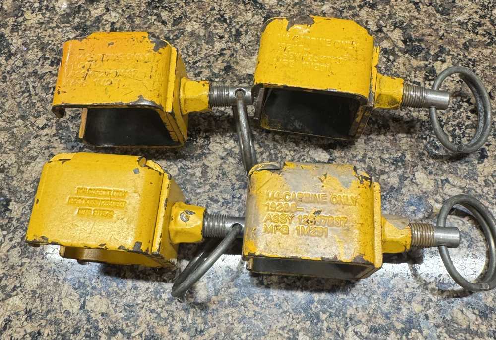 Lot of 4 Genuine U.S. Military M23 Blank Firing Adapters (BFAs) M4 / M4A1 -img-0