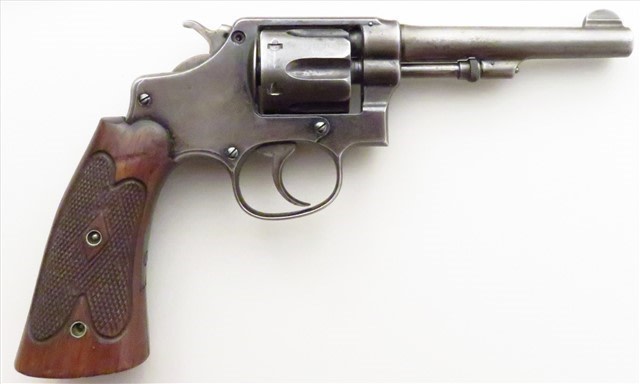 Smith & Wesson .32 Hand Ejector, .32 S&W Long, target grips, matching-img-0