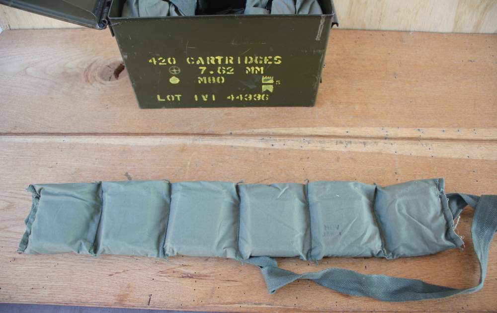420rds 1986 Singapore "HF" 7.62mm NATO 308 FMJ Ball in Bandoliers 5rd Clips-img-5