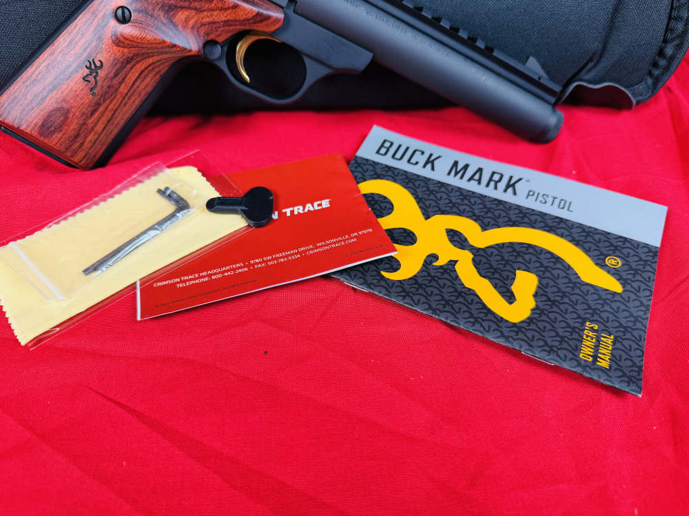 Browning Buck Mark Field Target 22LR Pistol 5.5" Threaded Barrel SUPPRESSOR-img-9