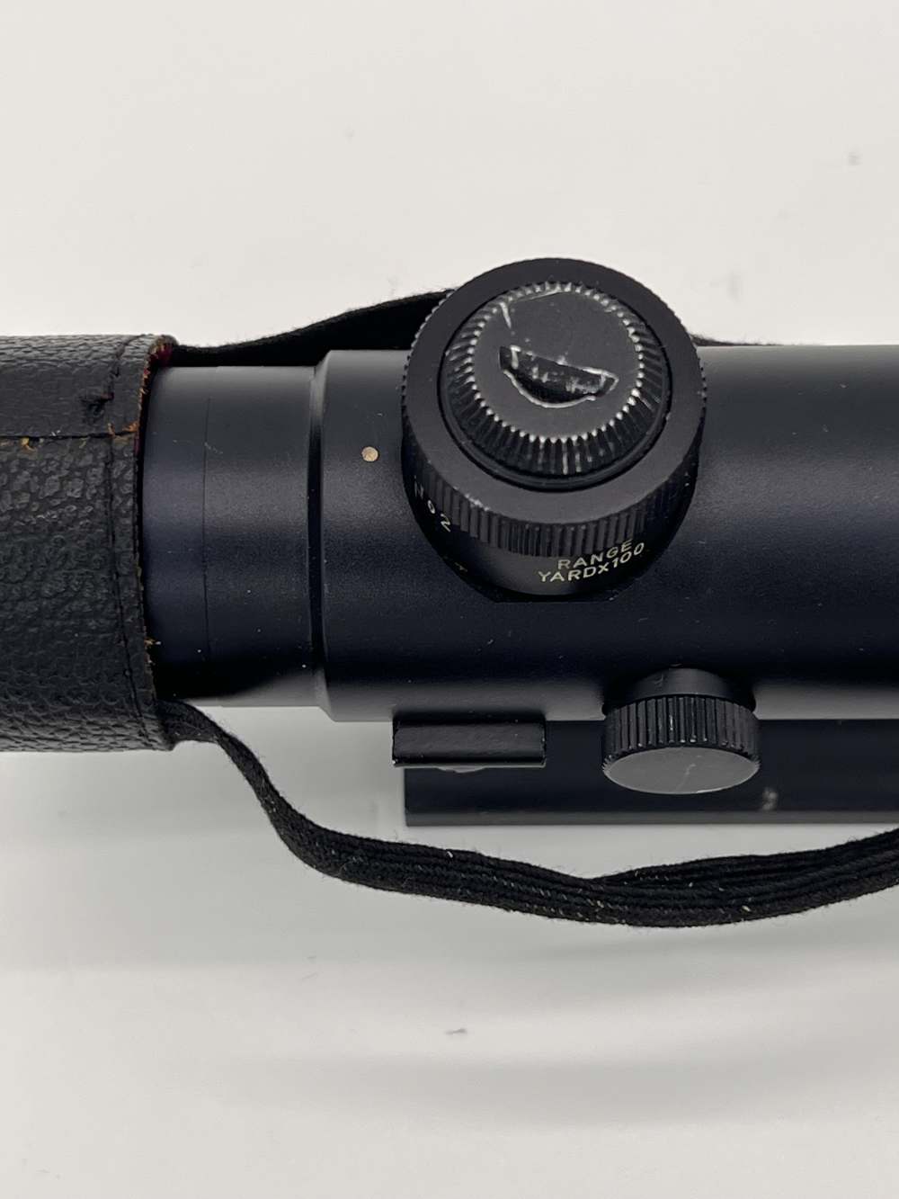 Vintage ArmaLite AR-180 2.75x20mm Scope – Japan Inspected Sticker – Leather-img-3