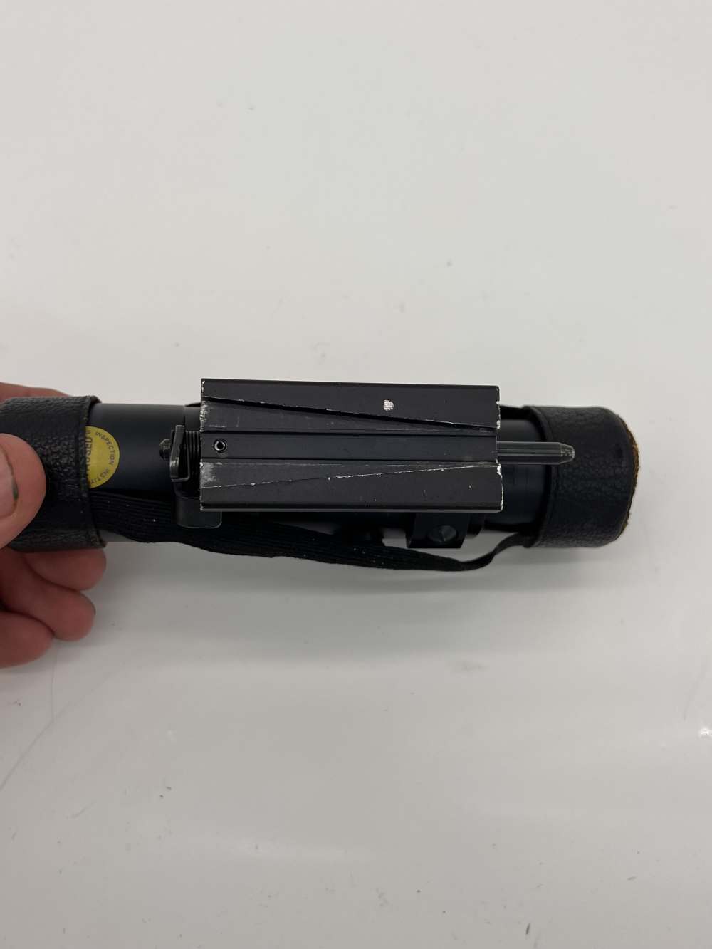Vintage ArmaLite AR-180 2.75x20mm Scope – Japan Inspected Sticker – Leather-img-10