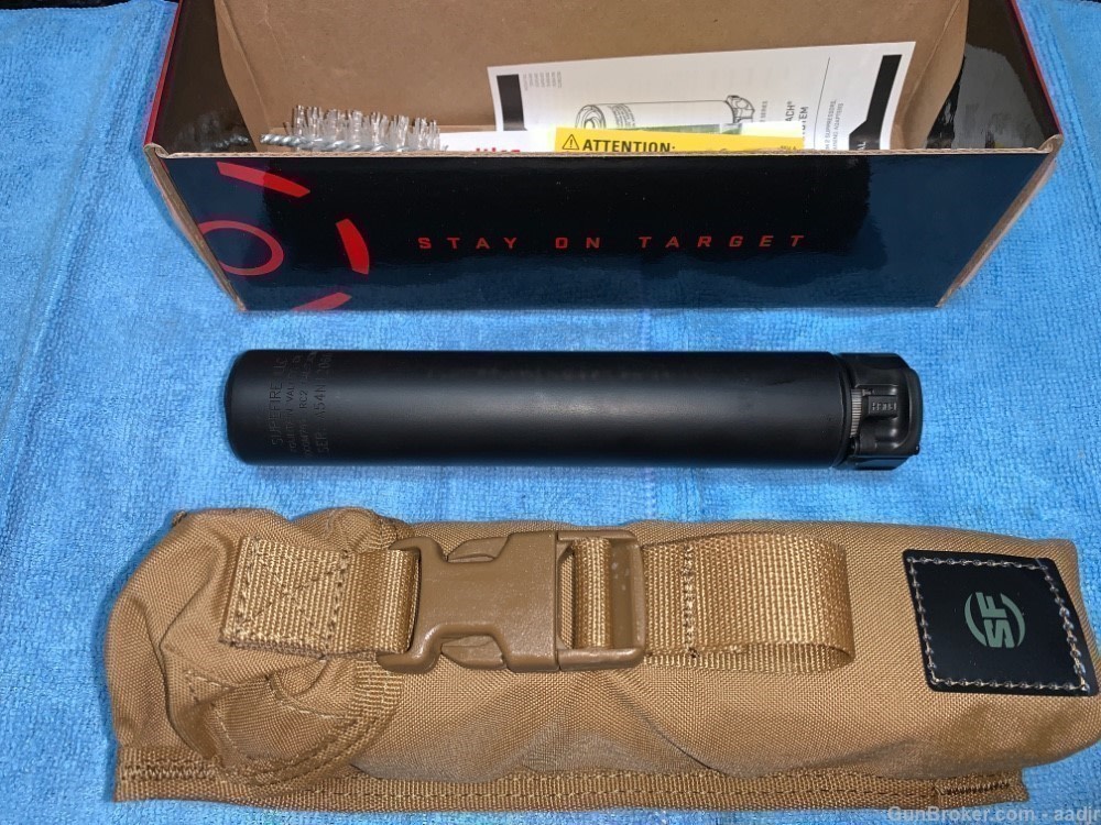 Surefire SOCOM 762 RC2 Suppressor 7.62MM SOCOM762-RC2-BK # 084871324502-img-0