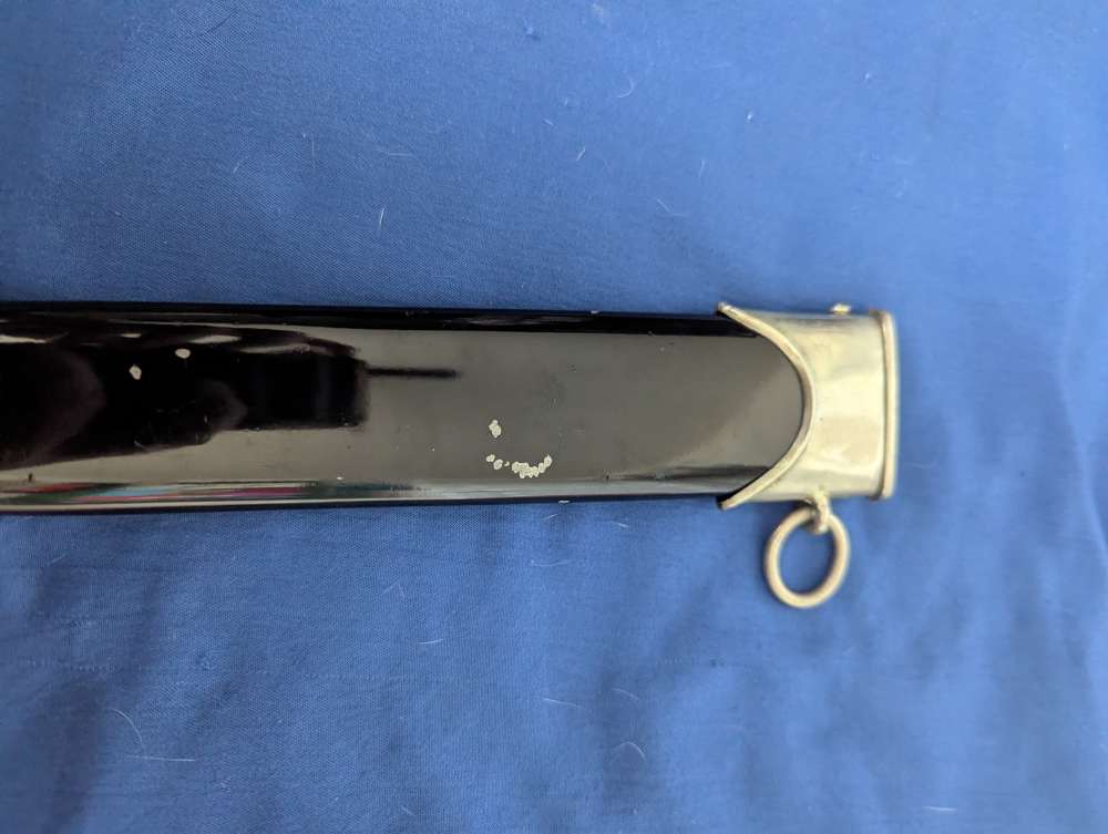 RARE German WWII Inscribed SS Dagger (Rzm M7/37) (PENNY)-img-14