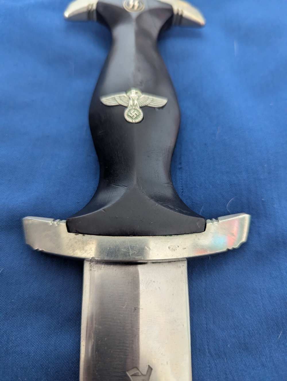 RARE German WWII Inscribed SS Dagger (Rzm M7/37) (PENNY)-img-10