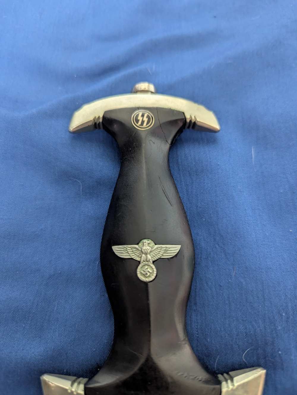 RARE German WWII Inscribed SS Dagger (Rzm M7/37) (PENNY)-img-11