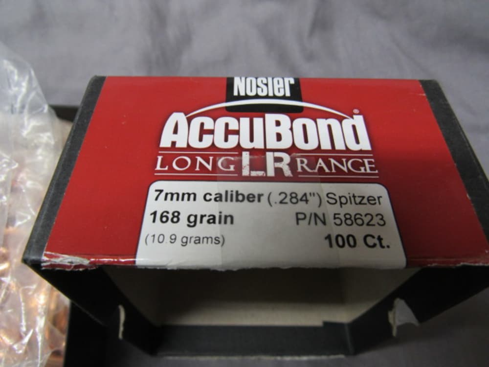 Nosler AccuBond LR Long Range 7MM Spitzer 168gr GPT 73CT Box-img-5