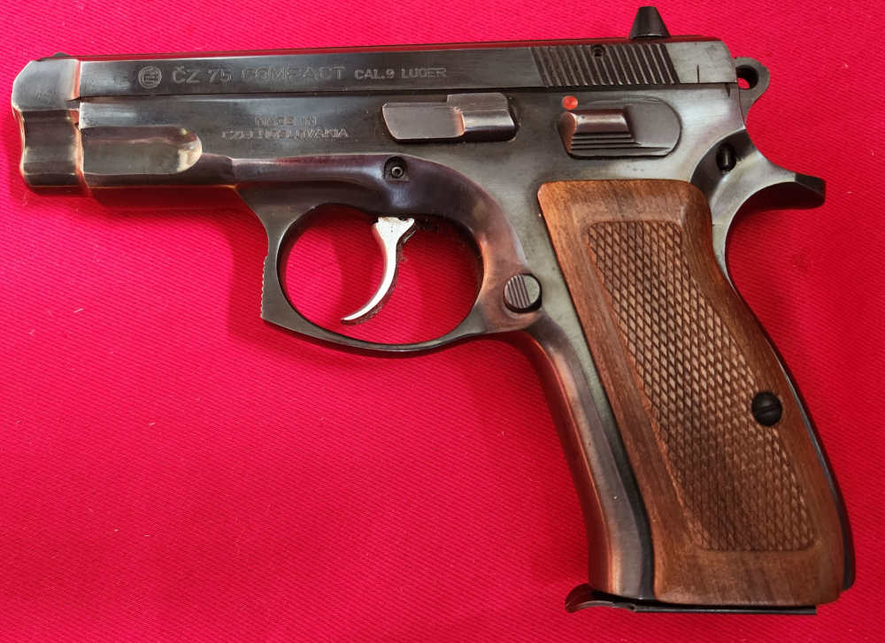 RARE CZ-75 Compact 9mm All Steel Early 1990's AAL Import Collector Grade-img-0