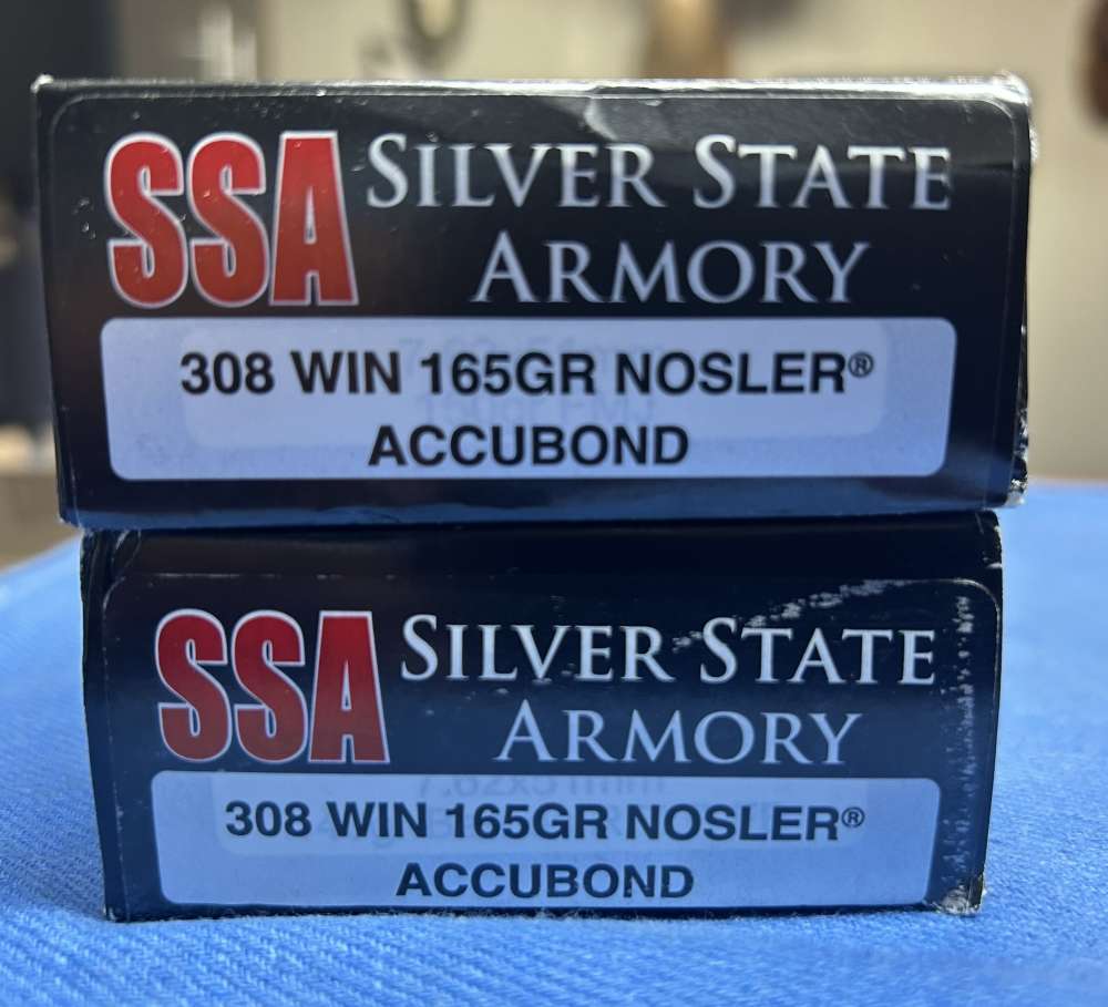 .308 WIN. Ammo - Silver State Armory 150 grain and 165 grain AccuBond -img-4
