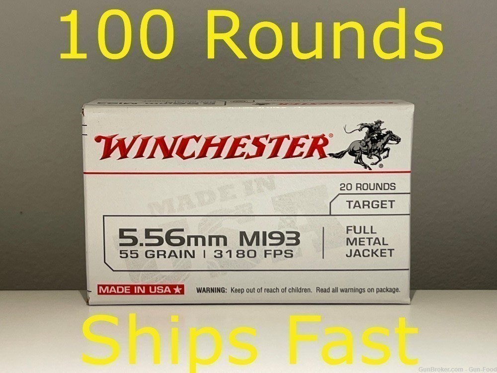 5.56 Ammo Winchester M193-img-0