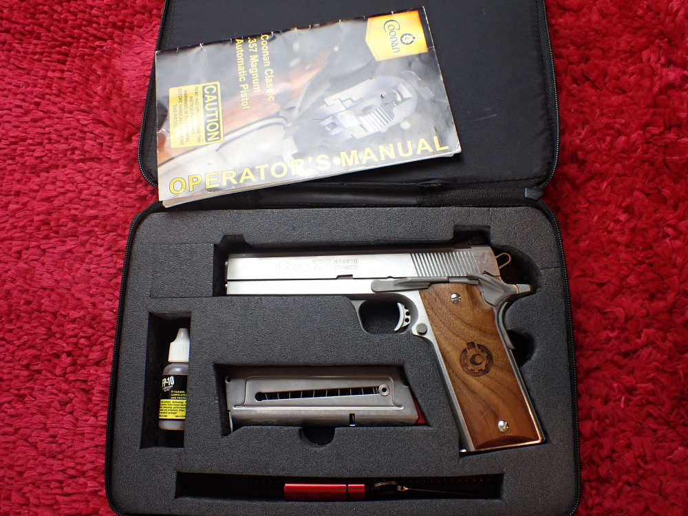 COONAN Model Classic 357 Mag 5" Barrel Mint Mfg Late 2000's -img-1