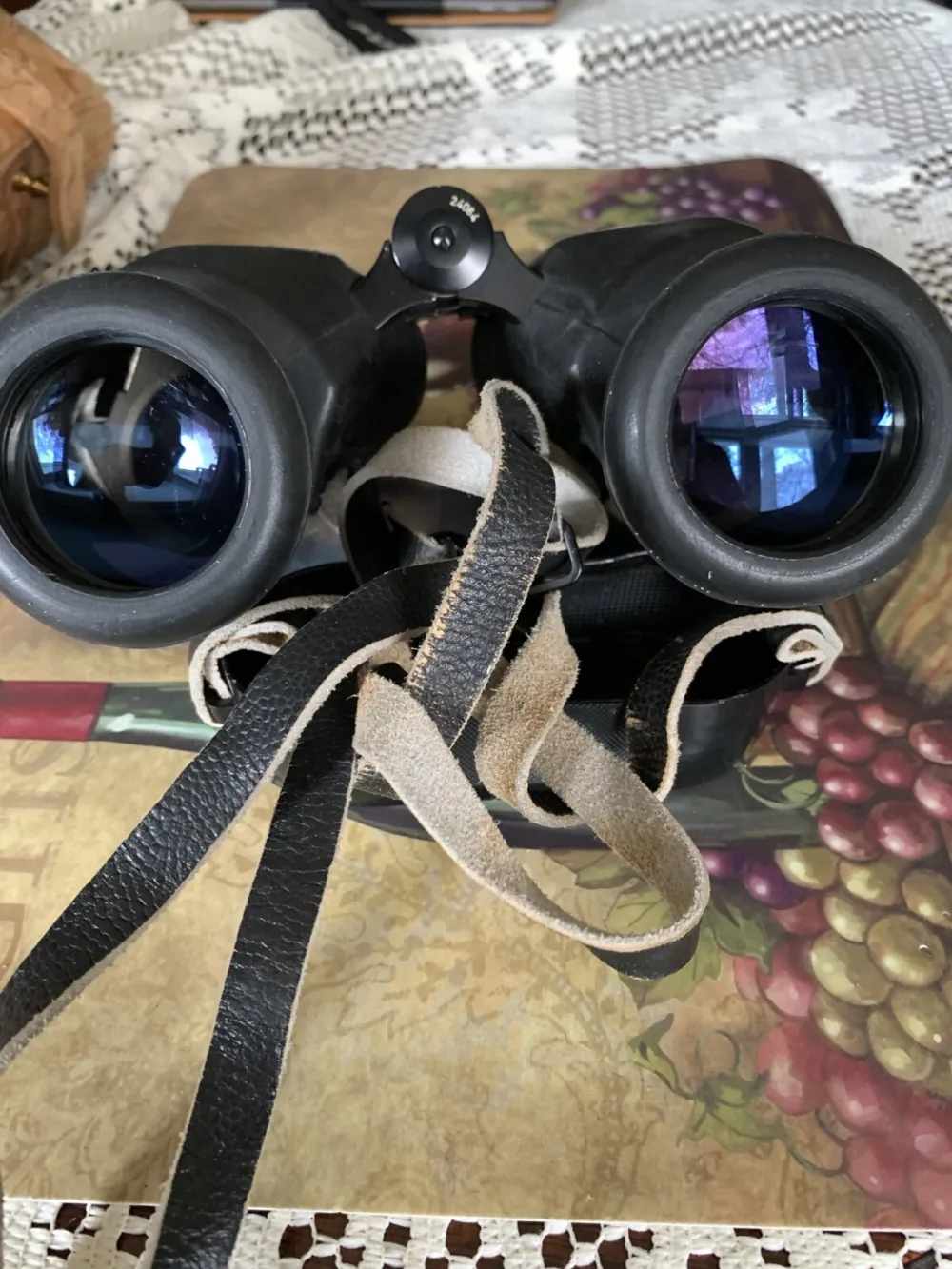 PZO LP7 7X45C WITH US NAVY LEATHER CASE CRYSTAL CLEAR SWA BRIGHT OPTICS -img-6