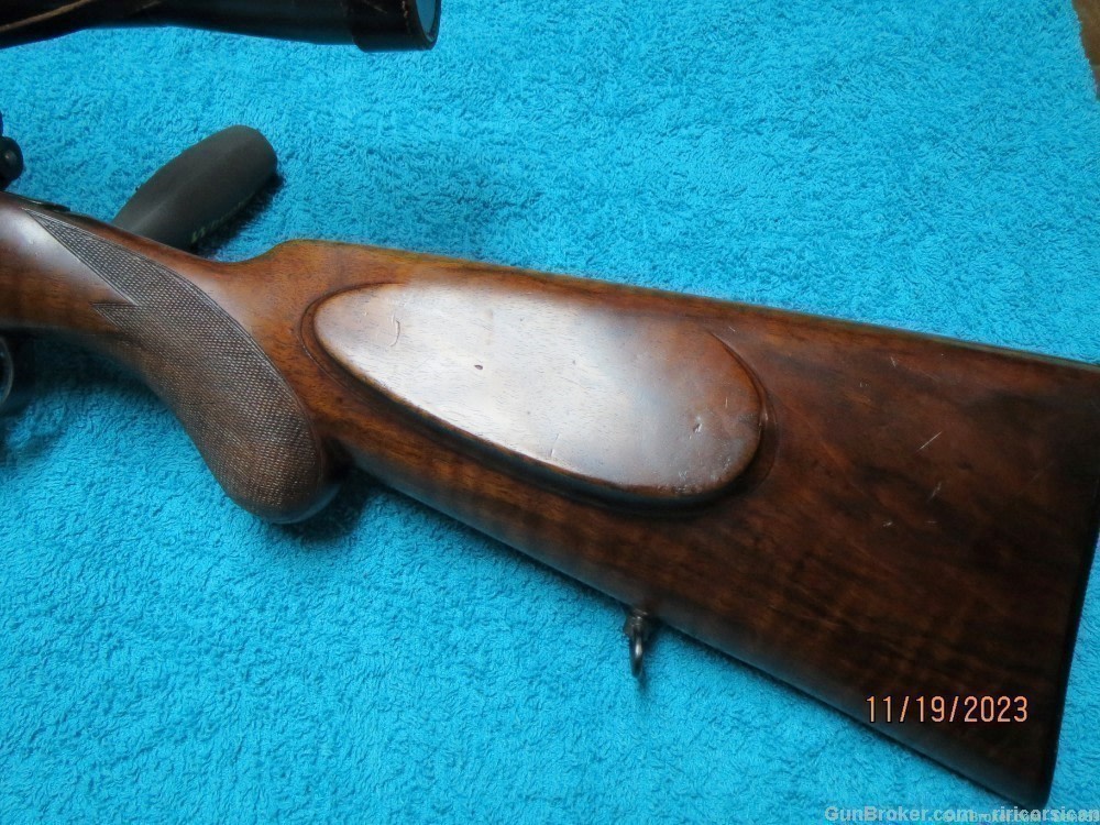 Mauser Custom Rifle Engraved Krupp Steel German #1 Scope Set Triggers -img-30
