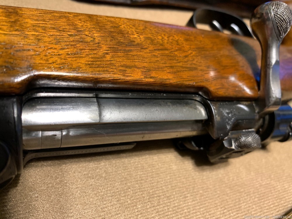Mauser Custom Rifle Engraved Krupp Steel German #1 Scope Set Triggers -img-9