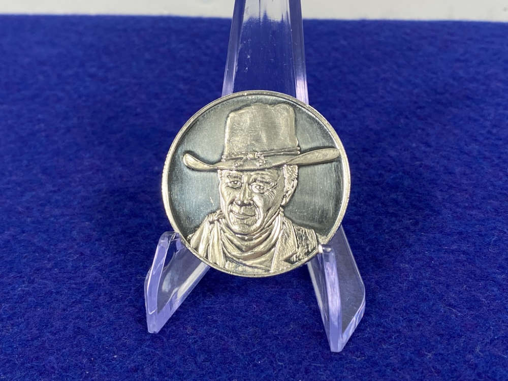 SILVER COIN *The "Duke" John Wayne 1907-1979* Limited Edition 1oz Round-img-7