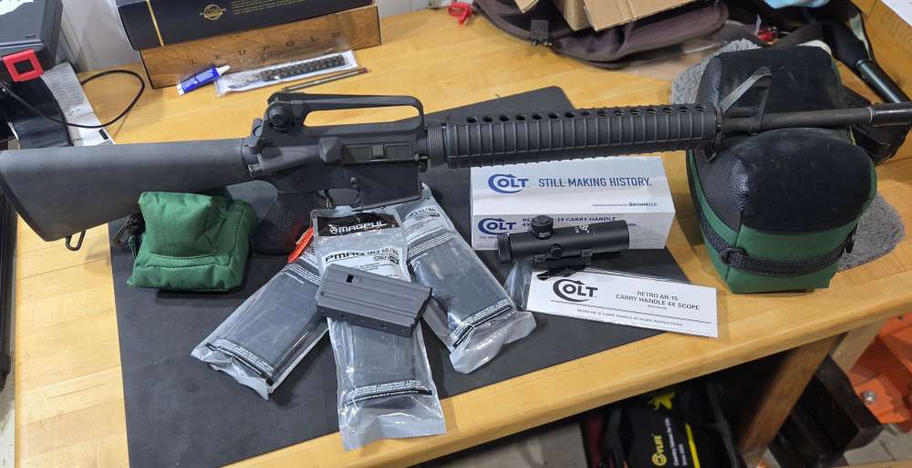 LNIB COLT AR-15 A2 HBAR SPORTER .223REM PRE-BAN-BAD A$$ AR-img-4