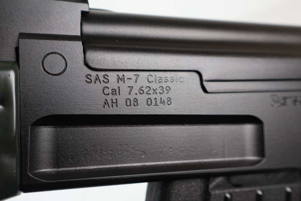 Arsenal SAS M-7 Classic Underfolder 7.62x39 16" Matte/Wood Like New in Box!-img-21