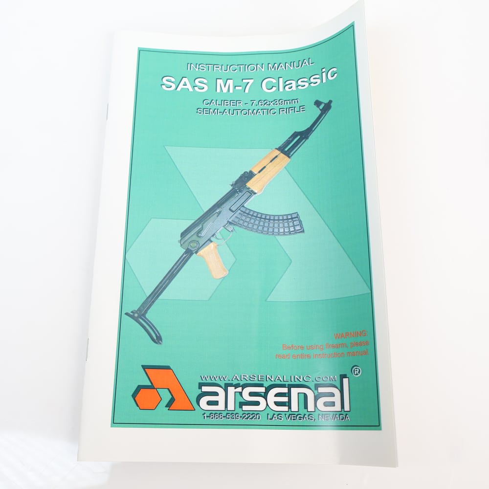Arsenal SAS M-7 Classic Underfolder 7.62x39 16" Matte/Wood Like New in Box!-img-31