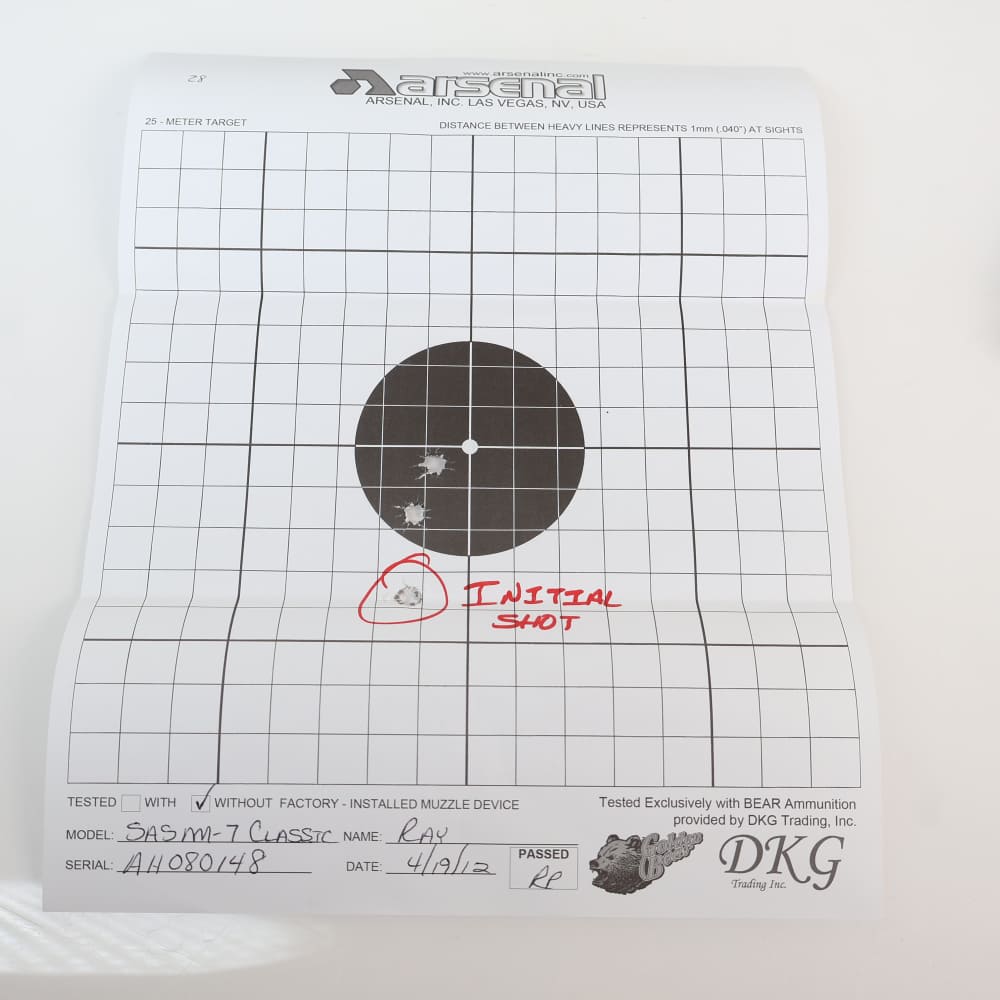 Arsenal SAS M-7 Classic Underfolder 7.62x39 16" Matte/Wood Like New in Box!-img-32