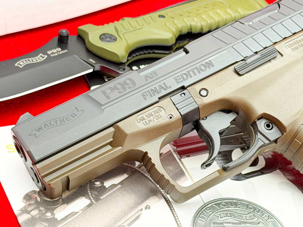 Walther P99 AS Final Edition Collector Set 9mm 4" FDE/Black Pistol-img-3