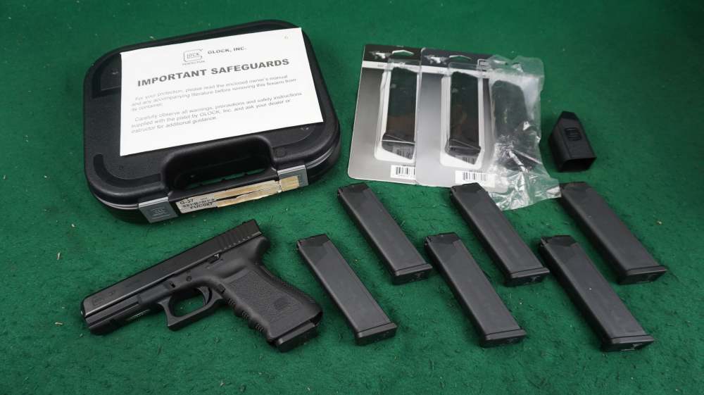 Excellent Glock Model 37 Gen3 45GAP 45 gap 4.5" w/ 10-Mags 1¢ Start-img-0
