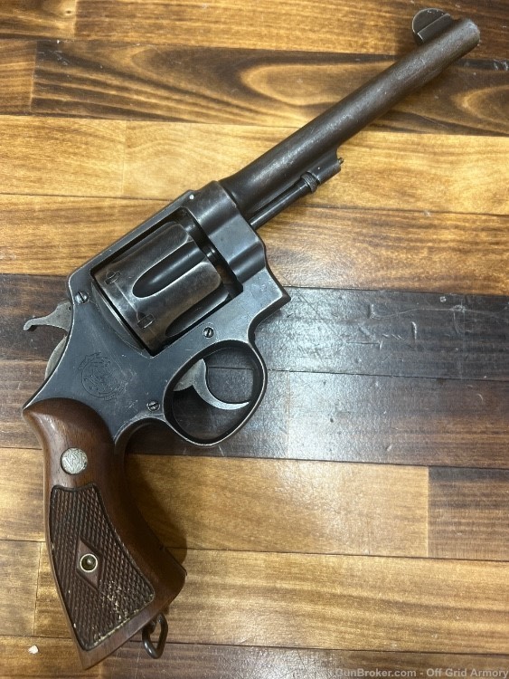 WW1 SMITH & WESSON 2nd MODEL HAND EJECT .455 WEBLEY!-img-6