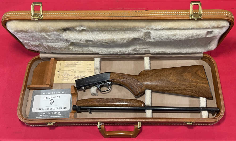 Browning Belgium 22 Auto .22 LR W/ Case Excellent! Bring Back Paper No Res!-img-1