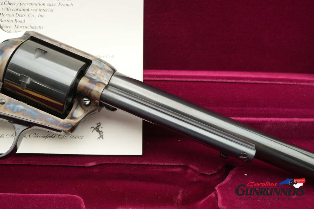 Lew Horton Colt Custom Shop Single Action Army Horsepistol .45 Colt 7.5"-img-16