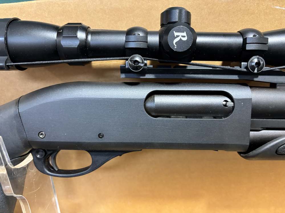 Remington 870 Thumbhole 12 ga 23" Cantilever Rifled Barrel w/ Optic & Box-img-4