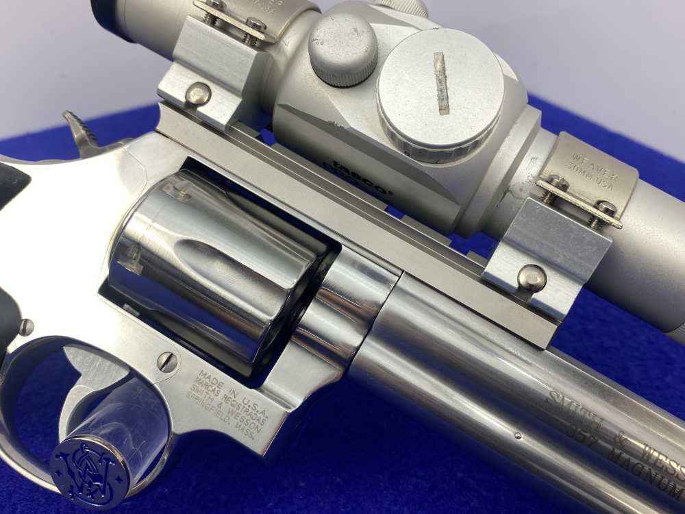 2003 Smith Wesson Model 686-6 .357 Mag 6" *TASCO PROPOINT RED DOT*-img-18