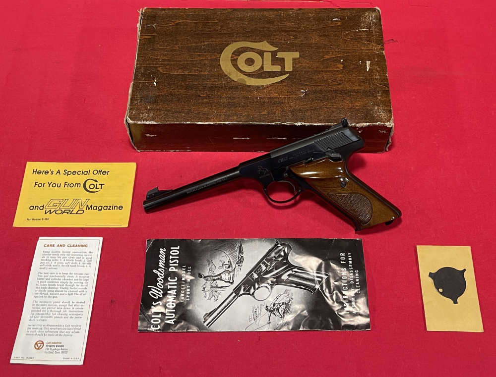 Colt Woodsman 3rd Series .22 LR W/Original Box! Rare! Excellent! No Res!-img-0