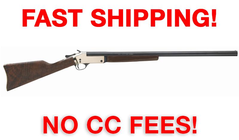 Henry H15 Brass Single Shot Shotgun 12 Gauge 1 Round 28"-img-0