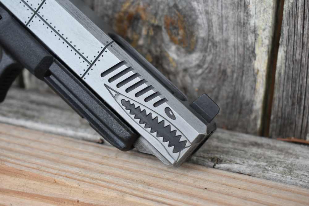 GLOCK 34 GEN 3 WITH STEEL CITY ARSENAL P40 WARHAWK SLIDE MOS LIMITED-img-22