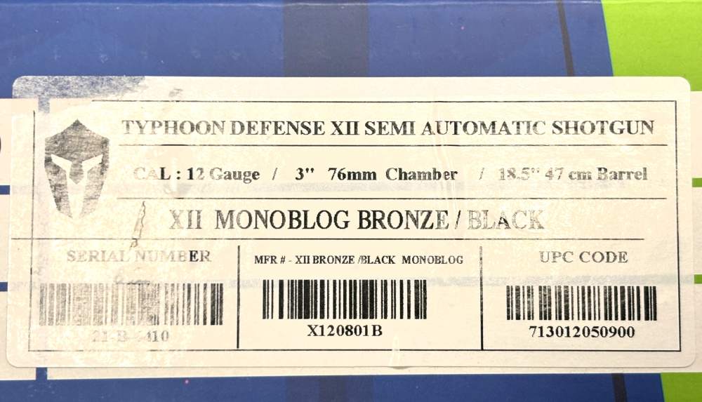 Factory New Typhoon Defense XII X12 Tactical 12 Ga Shotgun No Reserve!-img-11
