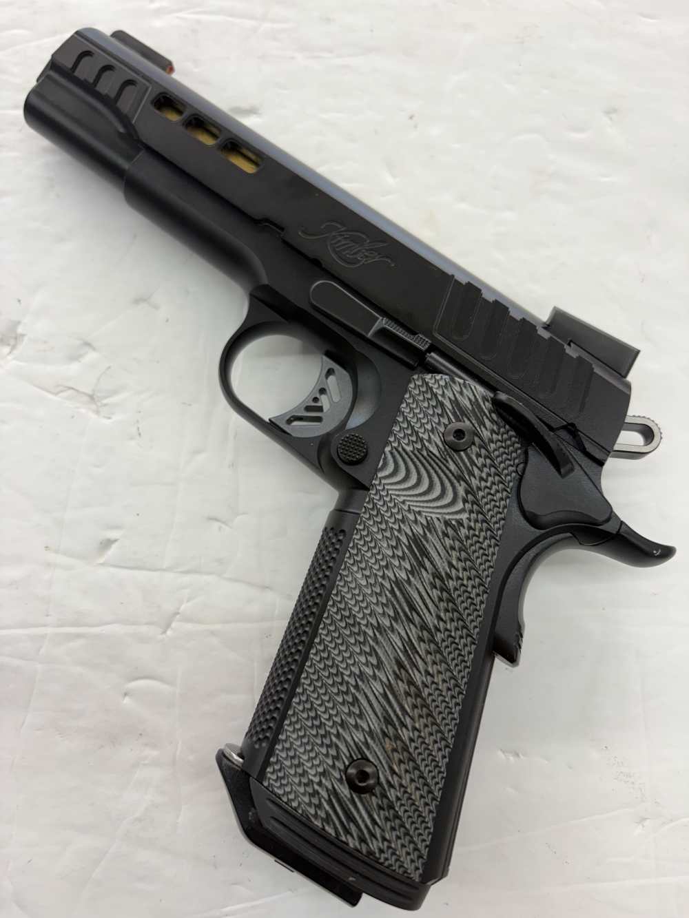 Kimber All-Steel 10mm Rapide Black 1911, Barely Fired!-img-0