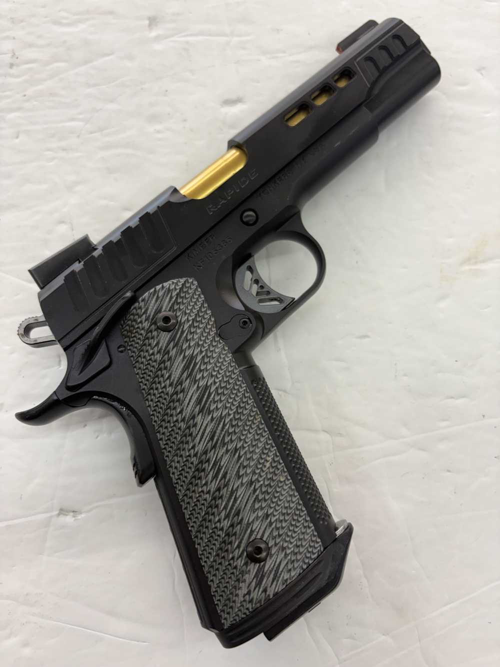 Kimber All-Steel 10mm Rapide Black 1911, Barely Fired!-img-4