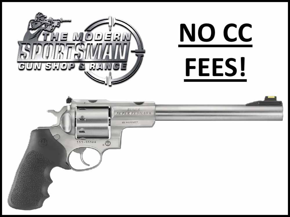Ruger Super Redhawk .22 Hornet 8rd 9.5" Stainless Steel-img-0