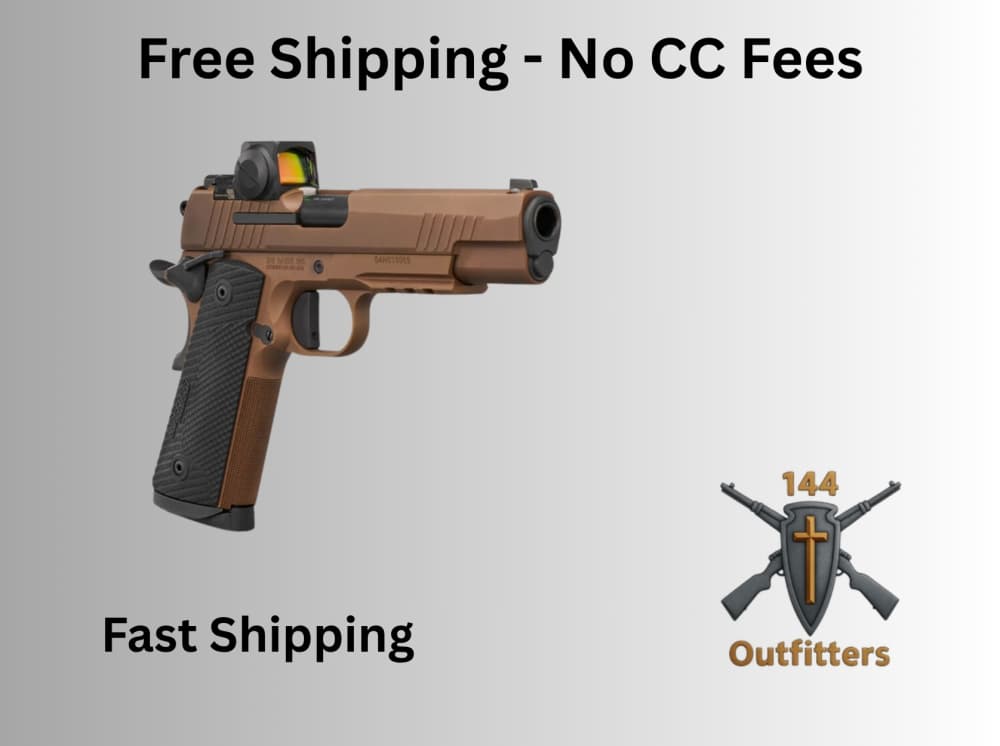 Sig Sauer 1911-X Emperor Scorpion 45 ACP 5" RomeoX Red Dot 8rd Coyote-img-1