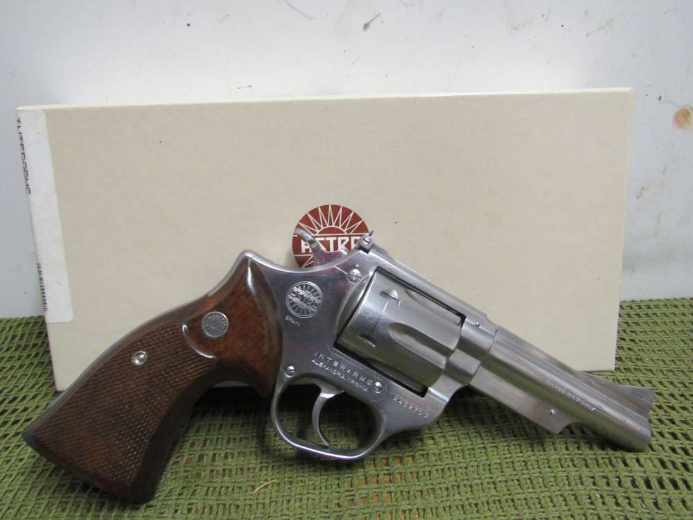 Astra D/A .357 Magnum 4" Stainless Steel Double Action Revolver MFG 1989-img-0