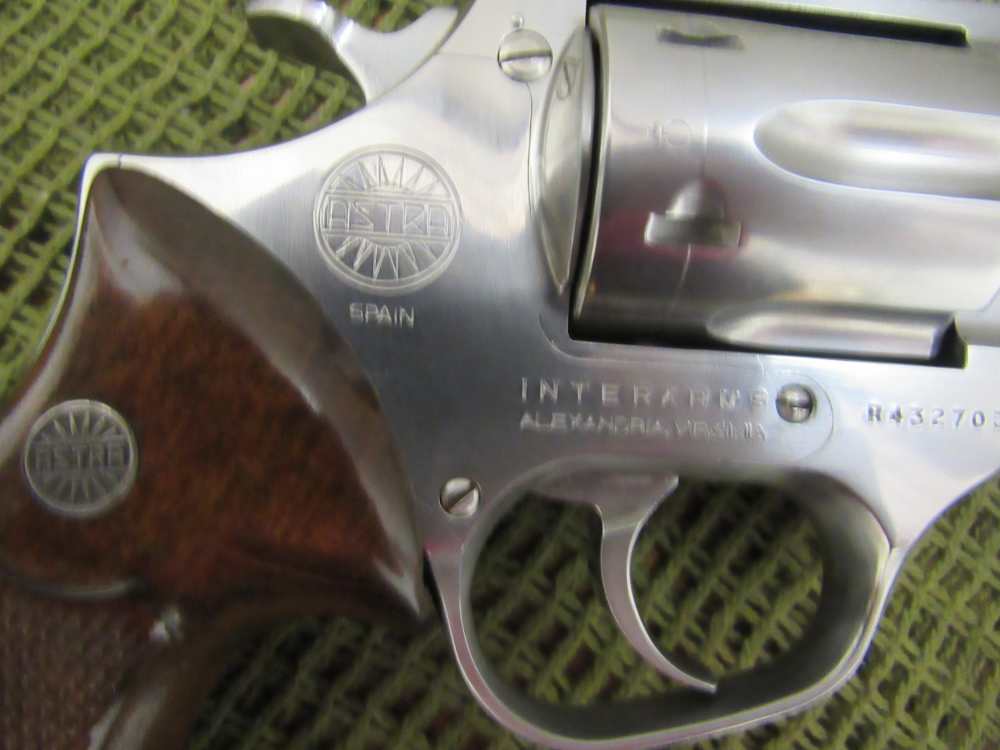 Astra D/A .357 Magnum 4" Stainless Steel Double Action Revolver MFG 1989-img-4