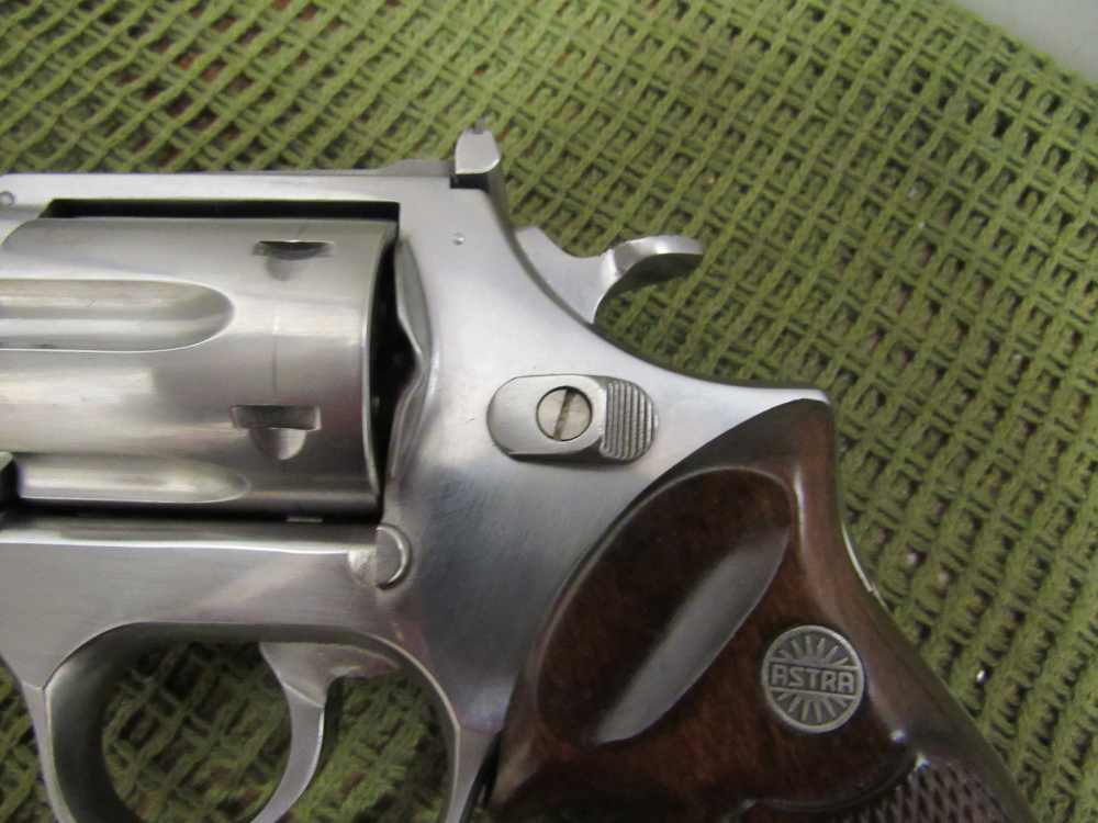 Astra D/A .357 Magnum 4" Stainless Steel Double Action Revolver MFG 1989-img-9